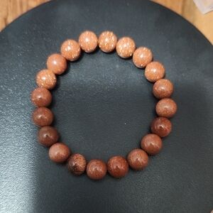 Handmade Sandstone  Beaded Bracelet